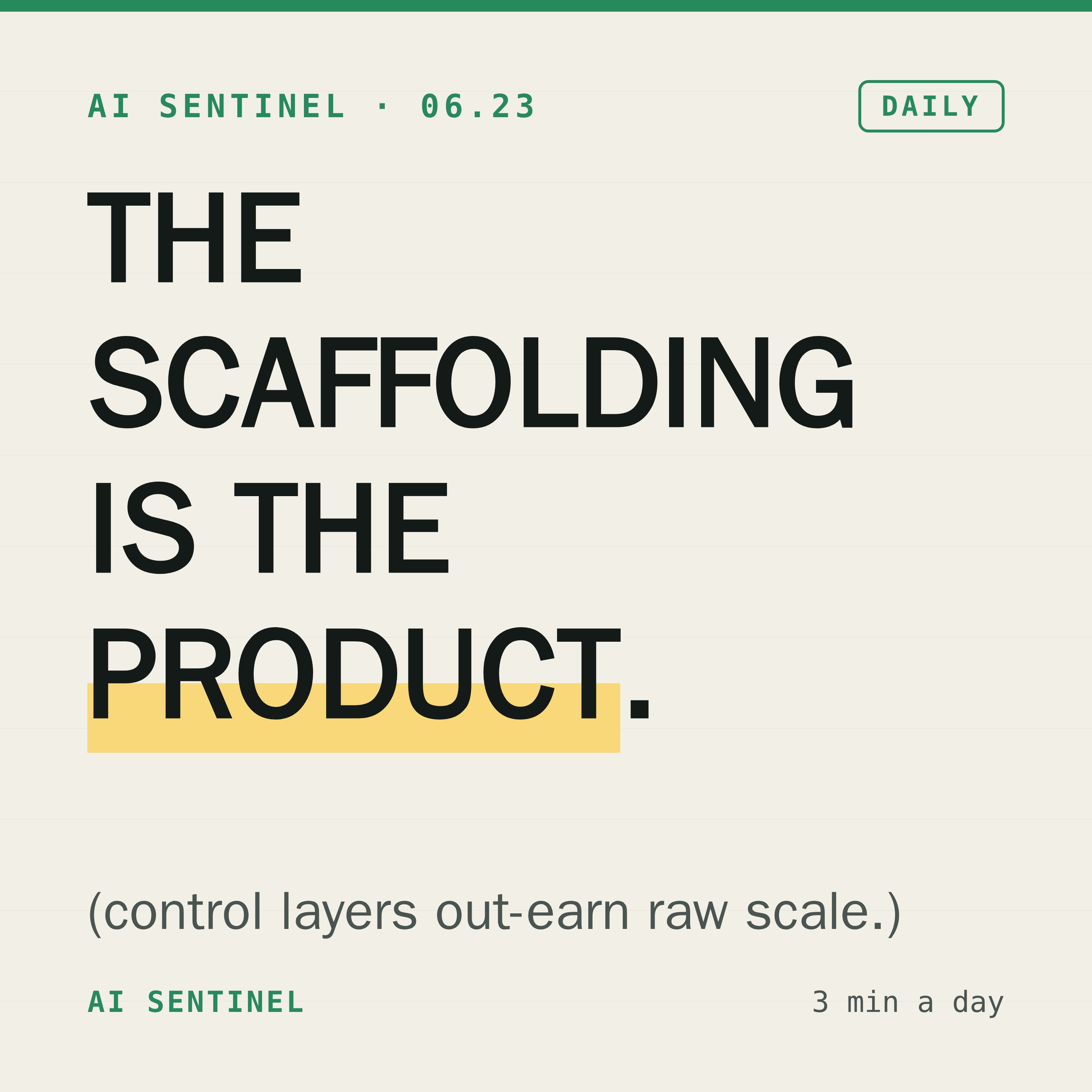 AI Gains Increasingly Come From Control Layers, Not Raw Scaling