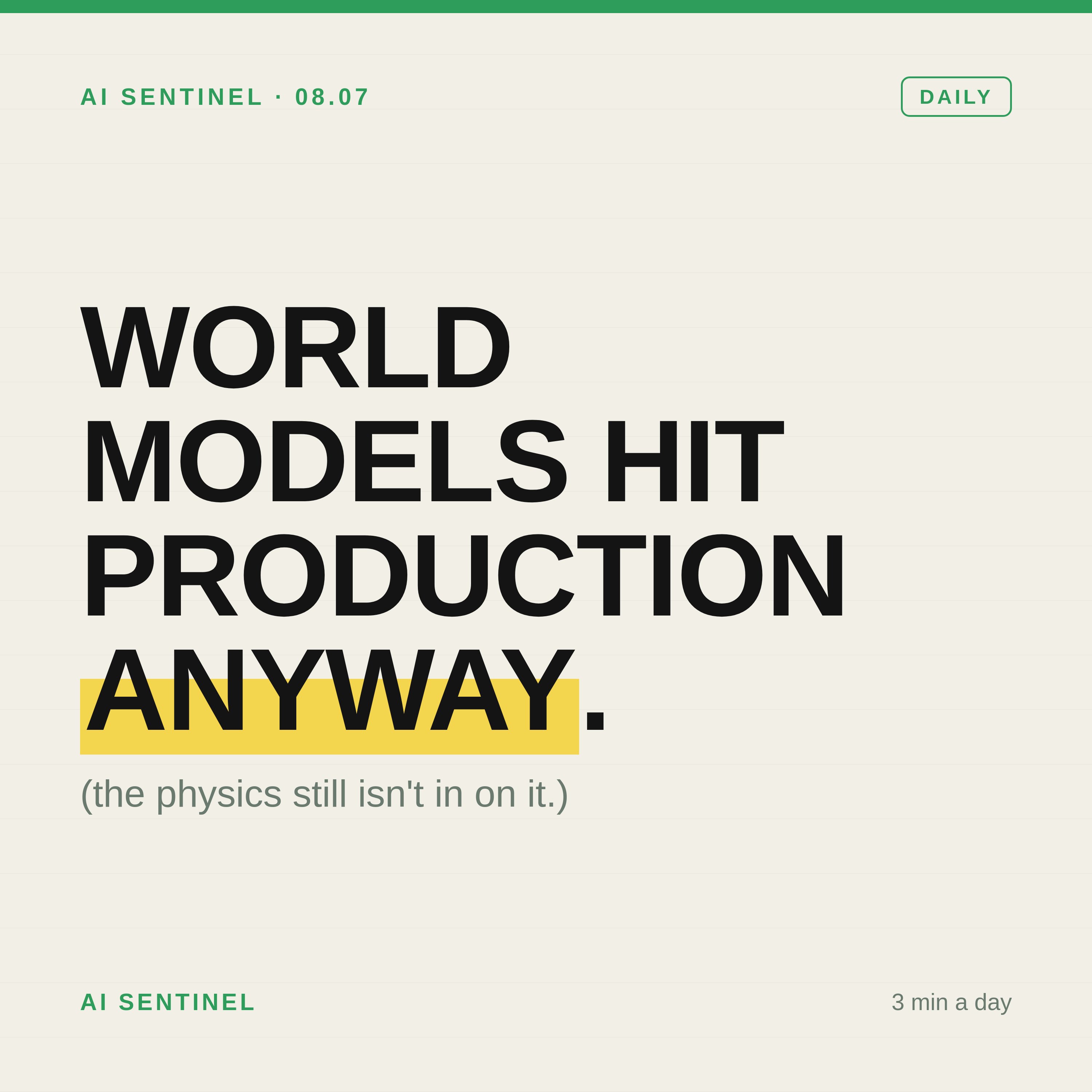 Agents and World Models Hit Production Amid Fragile Assumptions episode artwork