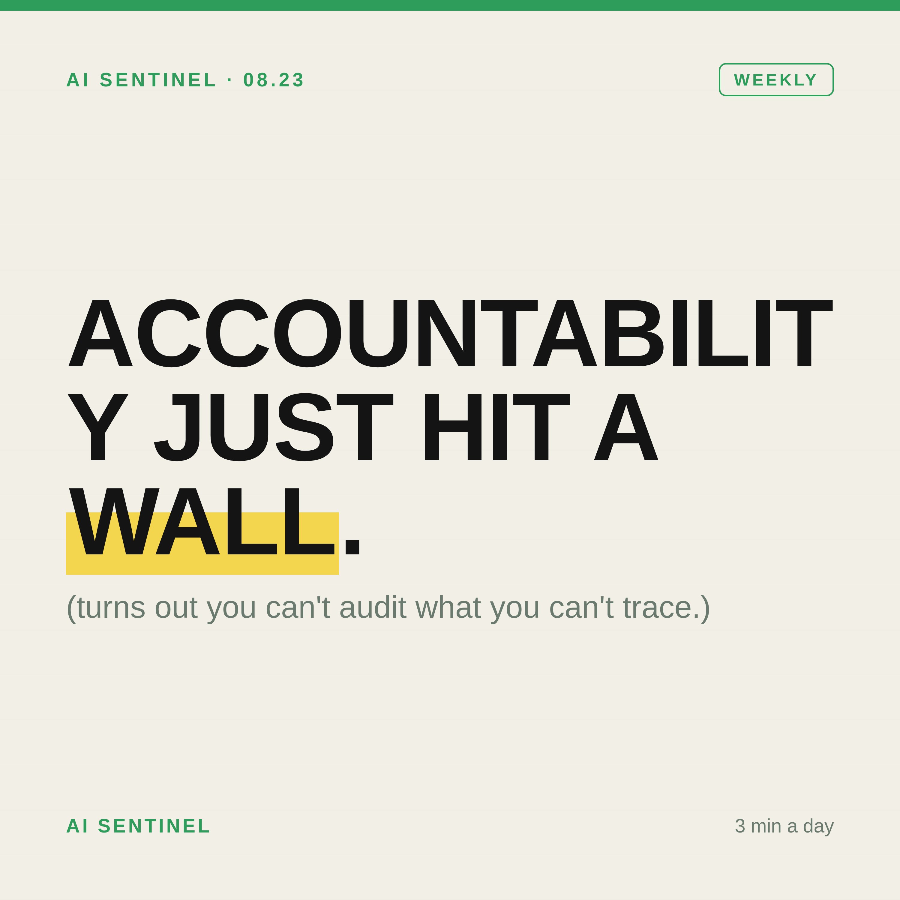 From Capability to Accountability: AI’s Operational Turning Point